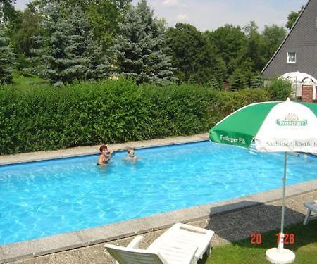 Gaststaette & Pension Alte Muehle Dorfchemnitz Dış mekan fotoğraf